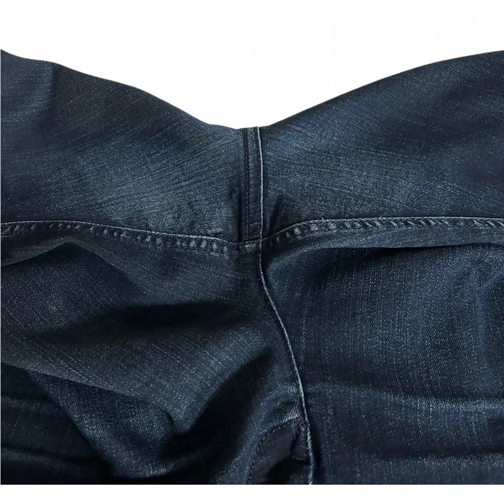 EXPRESS Blue Ankle Cropped Jeans with Slim Fit 12, Good Condition.